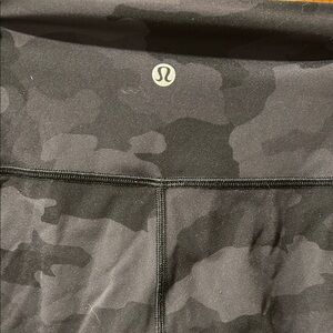lululemon athletica Black Camo Leggings